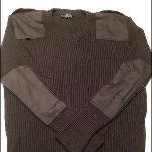 NWT (2) Crew Neck Rib “Commando” Sweater